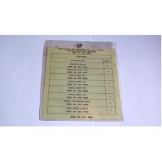 CLANSMAN GROUND SPIKE TO ELEVATED KIT CONTENTS CARD